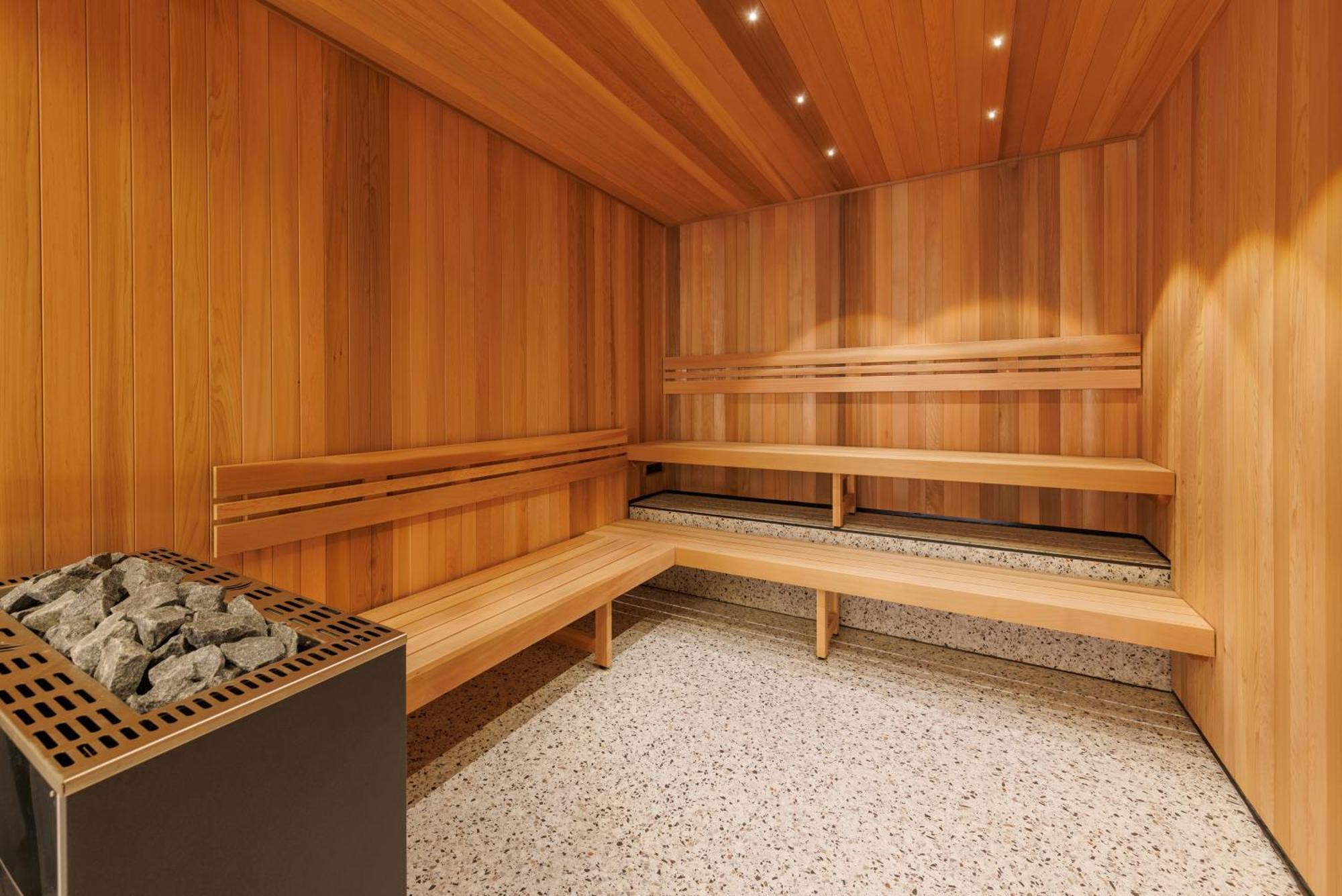 Meriton Suites Melbourne Luaran gambar A modern Finnish sauna