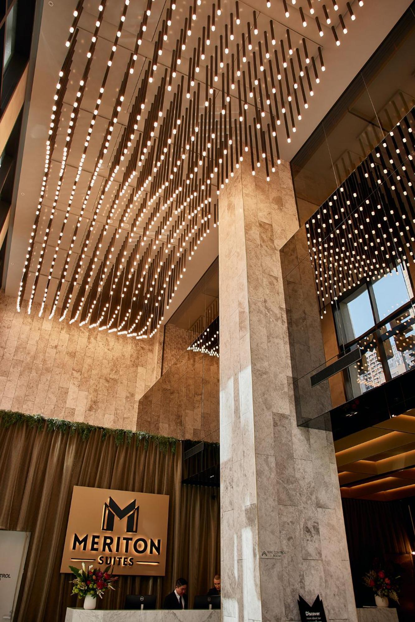 Meriton Suites Melbourne Luaran gambar The interior of the building
